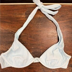 L*Space Light Blue Bikini Top